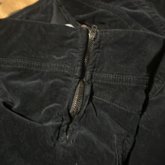 Free people cropped velvet pants size S - Picture 4 of 4